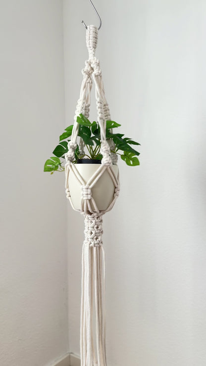 Classic Macrame Plant Hanger Pattern PDF — Timeless Design