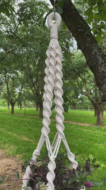 Macrame Plant Hanger PDF Pattern, Beginner's How-To eBook