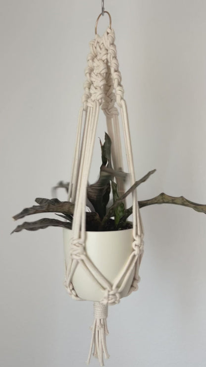 Quick Macramé Plant Hanger Pattern PDF - Make It in 30 Minutes