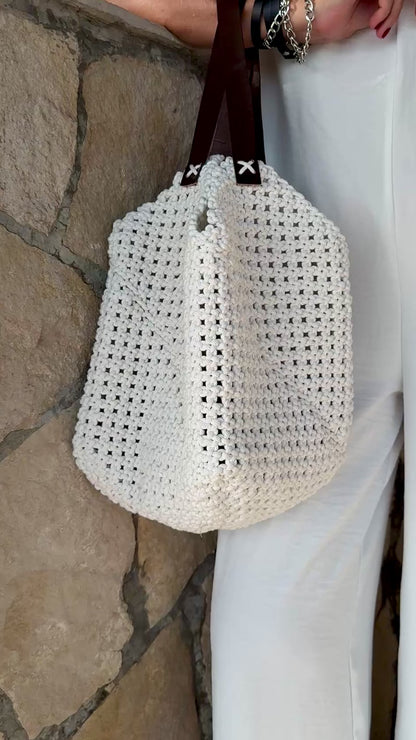 Macrame Tote Bag PDF Pattern