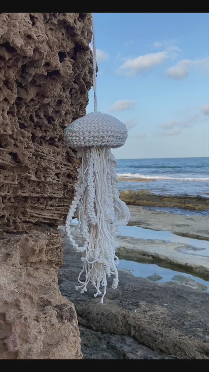 Jellyfish Macrame Pattern, 3D Macrame Decor DIY eBook