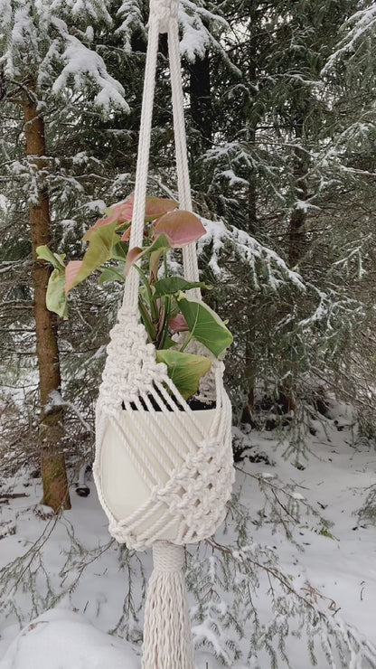 Macrame Plant Hanger Pattern, Step-by-Step Instructions